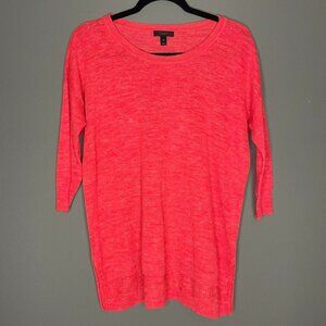 J. Crew Women's XS Alpaca Blend Red High Low Sweater Blouse